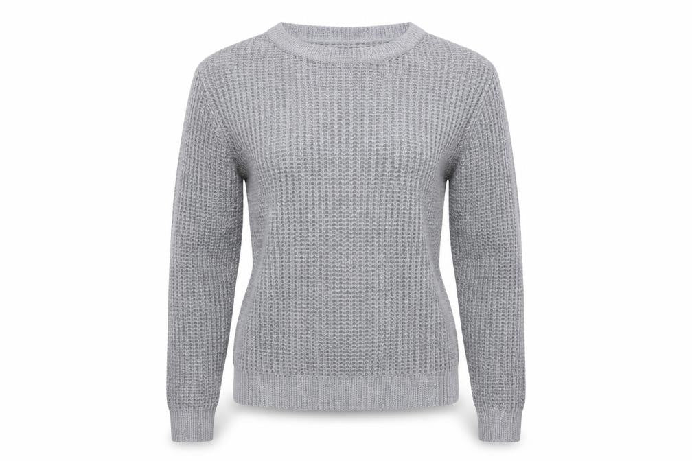 Front view of Cheap Monday women’s grey jumper, size S