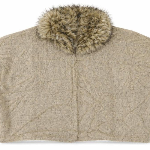 Primark Girls Beige  Knit Overcoat Coatigan Size 8-9 Years