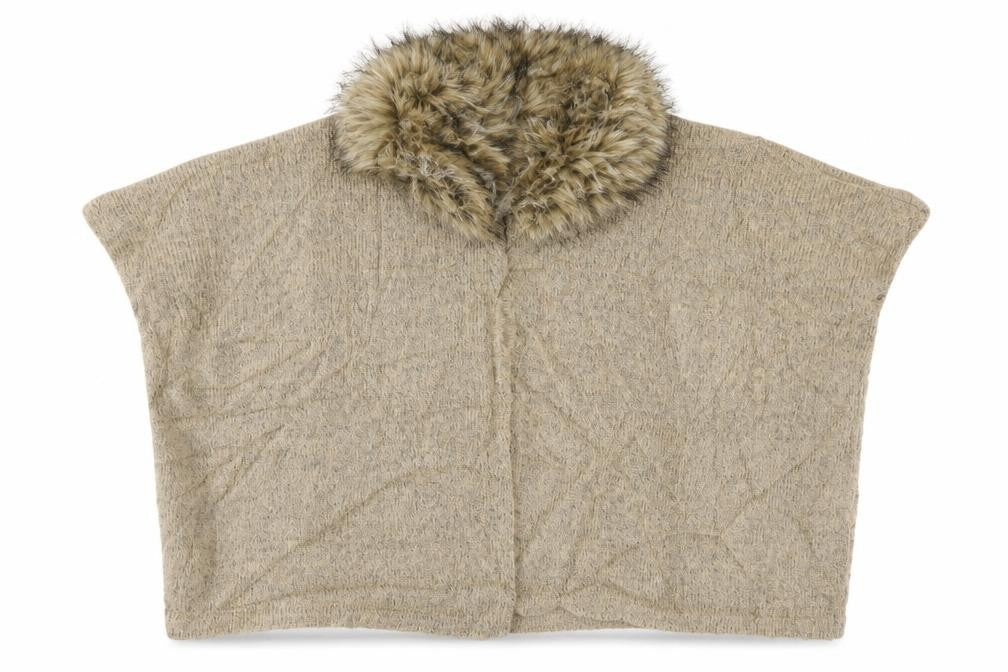 Primark Girls Beige  Knit Overcoat Coatigan Size 8-9 Years