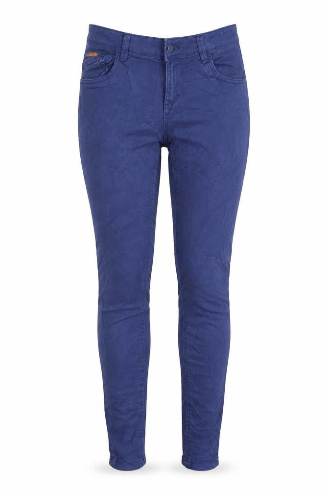 Front view of House basic women’s blue skinny jeans, size S, 29-inch leg