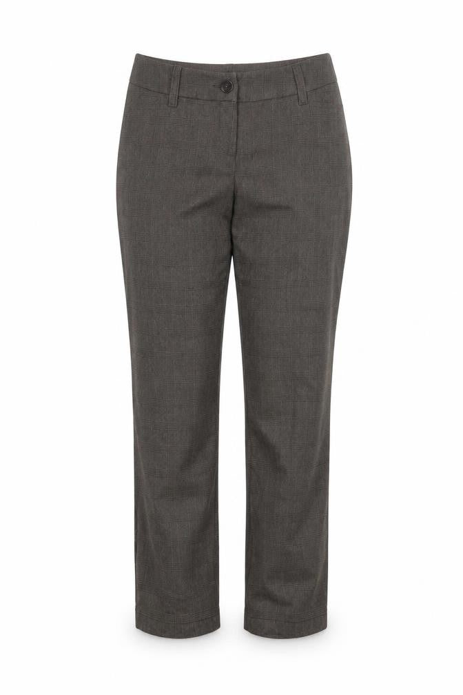 C&A Womens Brown Plaid  Trousers  Size 14 L29 in