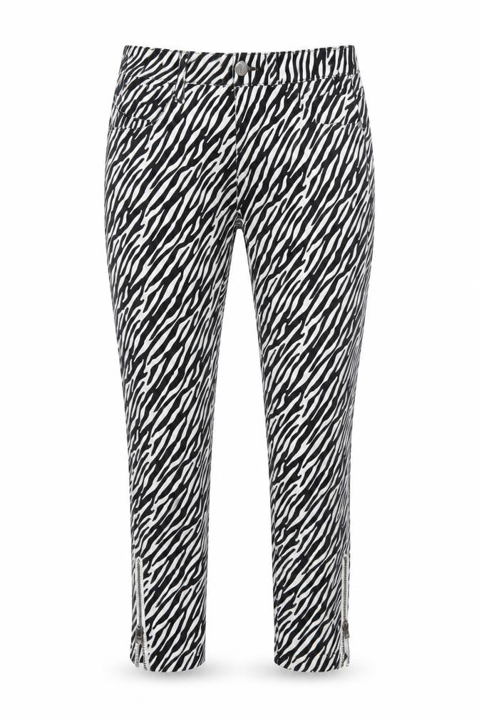 stitch & sow Womens Multicoloured Animal Print  Skinny Jeans Size XS L25 in