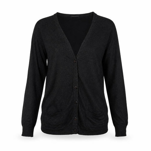 Topshop Womens Black  Knit Cardigan Jumper Size 14