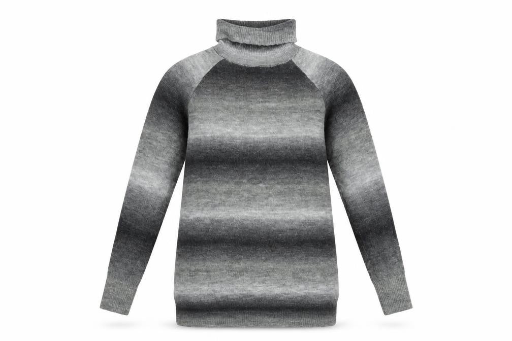 Front view of Evie girls’ grey knit jumper, size 12, years