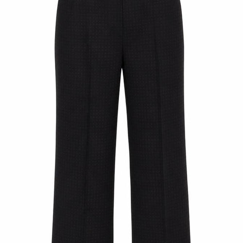 Kerio Womens Black Polka Dot  Trousers  Size 12 L29 in