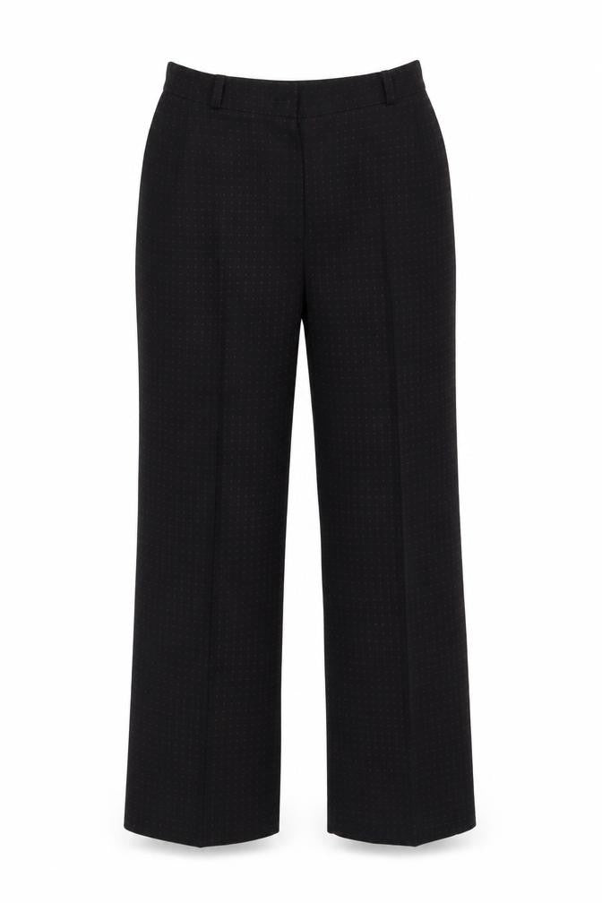 Kerio Womens Black Polka Dot  Trousers  Size 12 L29 in