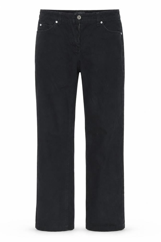 Front view of Soya women’s denim straight jeans, size UK 8, 28-inch leg