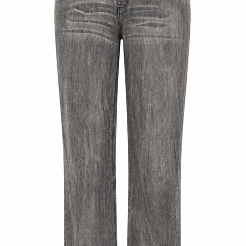 YESYES Womens Grey  Denim Straight Jeans Size 12 L27.5 in