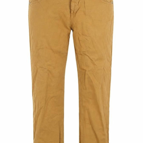Sisley Womens Brown   Trousers  Size 35 in L29 in