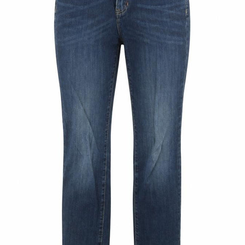 Preworn Womens Blue  Denim Straight Jeans Size 8 L30 in