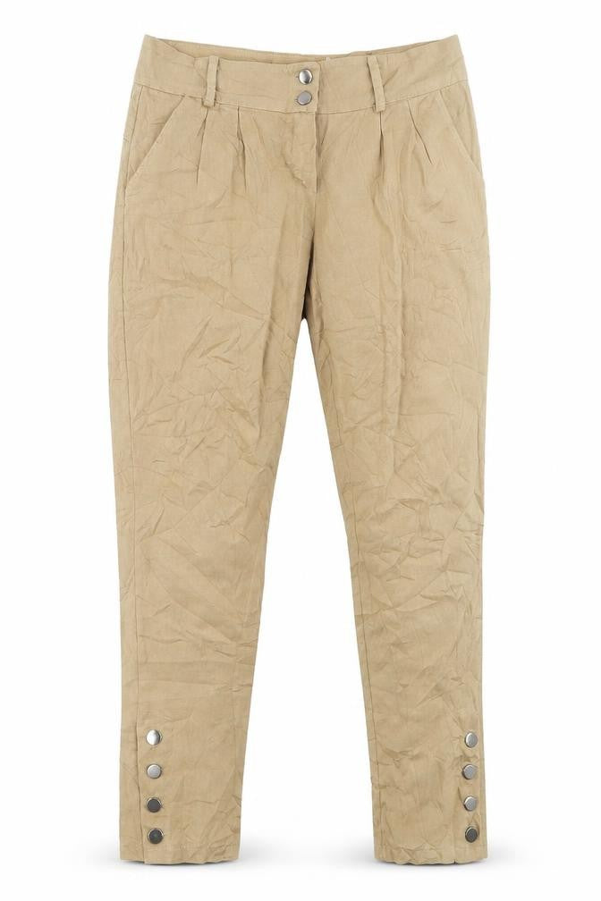 Preworn Womens Beige   Trousers  Size 33 in L28 in