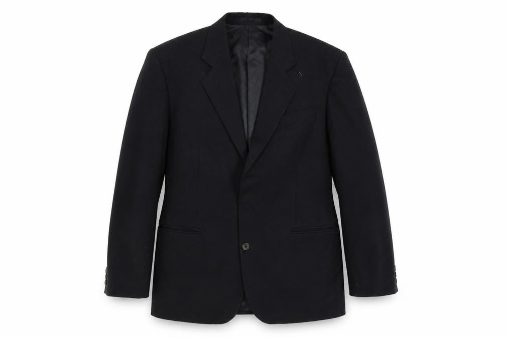 Front view of Salts men’s blue jacket blazer, size 42