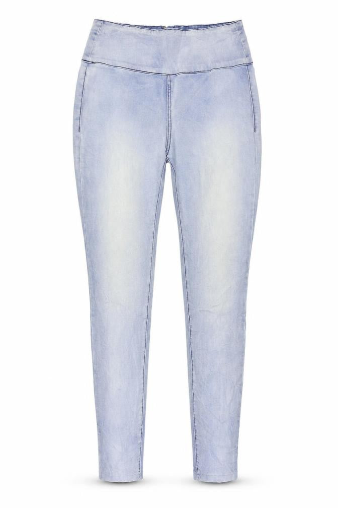 Pieces Womens Blue  Denim Jegging Jeans Size 28 in L27 in