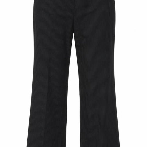 Preworn Womens Black   Trousers  Size 28 in L29 in
