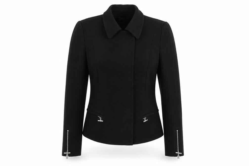 Clasen Womens Black   Jacket Blazer Size M
