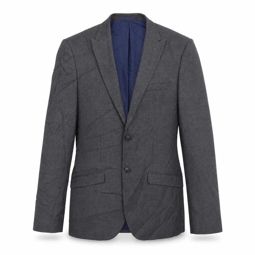 Front view of Taylor & Wright men’s grey jacket suit jacket, size 36