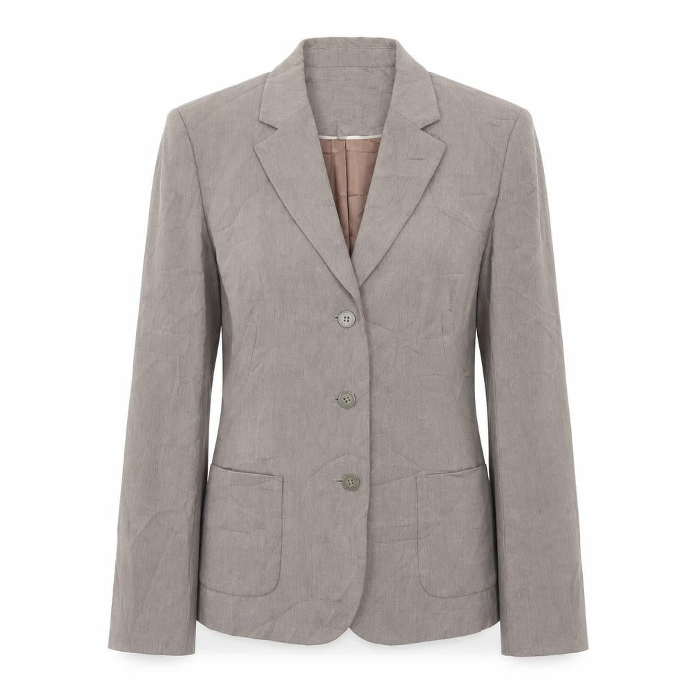 Front view of Next women’s brown jacket blazer, size UK 10