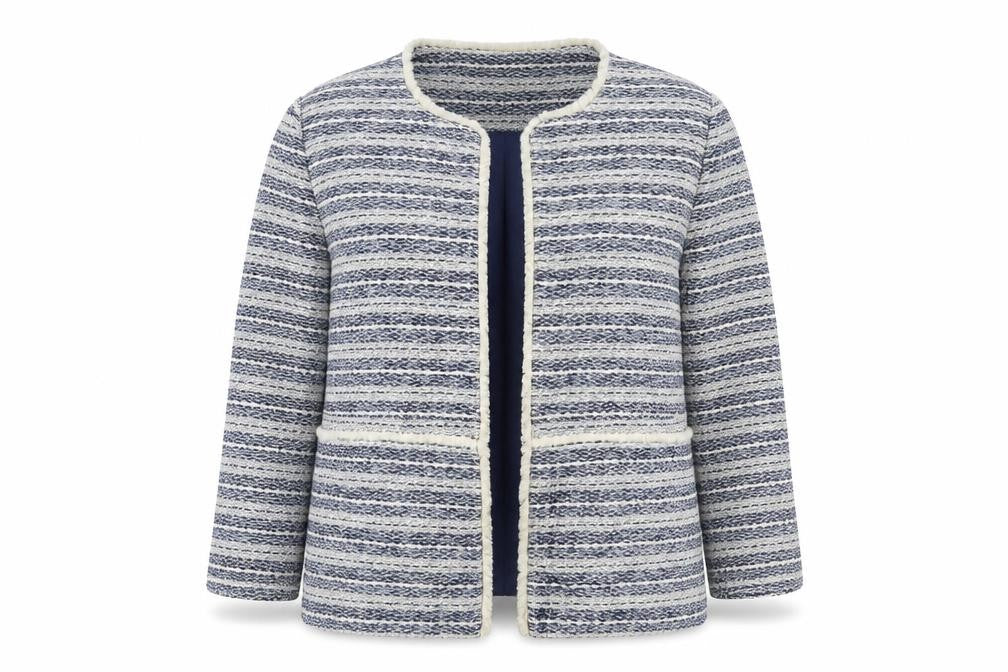 Monsoon Womens Blue   Jacket Blazer Size 14