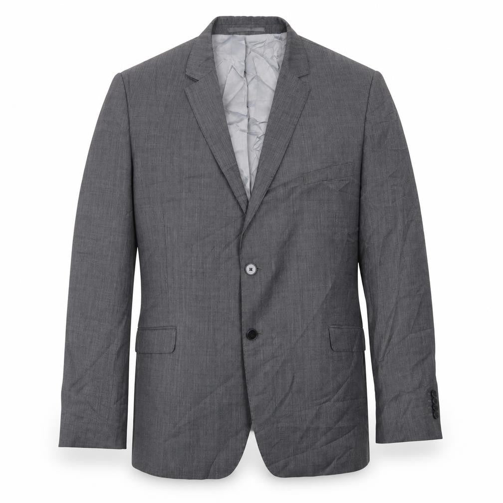 Front view of PERFORMANCE men’s grey jacket blazer, size 46