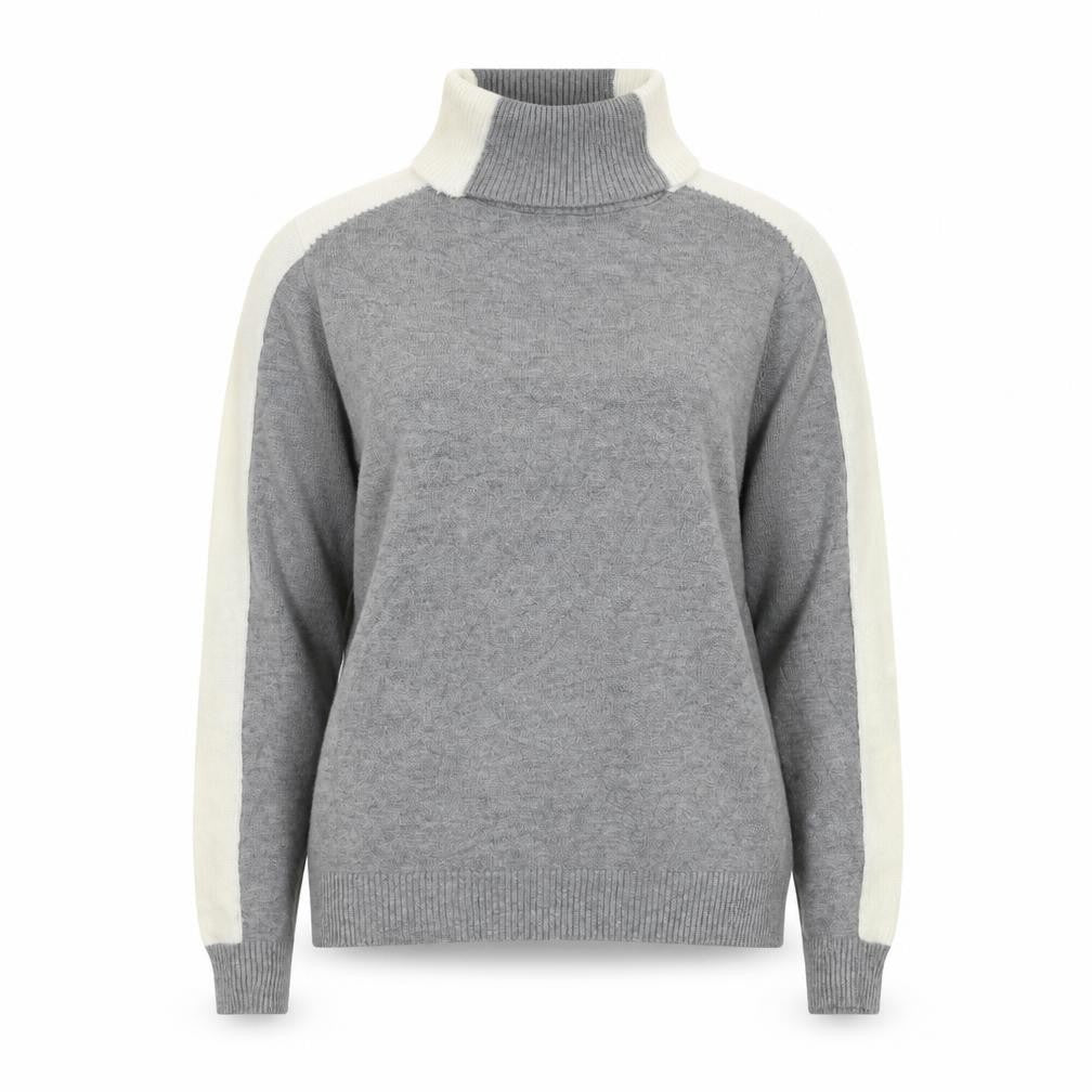Front view of Marks & Spencer women’s grey jumper, size S