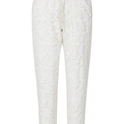 GUIDANCE Womens White Floral  Trousers  Size S L30 in