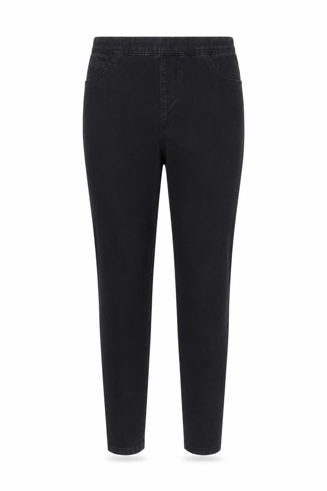 Front view of Primark women’s black denim jegging jeans, size UK 12, 32-inch leg