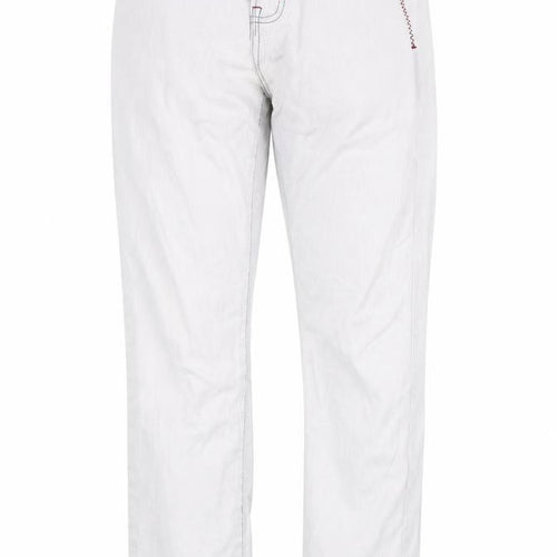 Authentic Denim Womens White  Denim Straight Jeans Size S L26 in