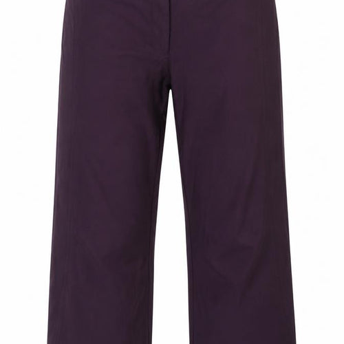 Shamp Womens Purple   Cropped Trousers Size S L21 in
