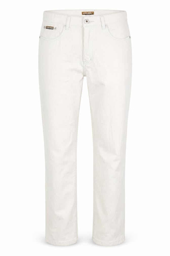 Euro Moda Womens Beige  Denim Straight Jeans Size 10 L23 in