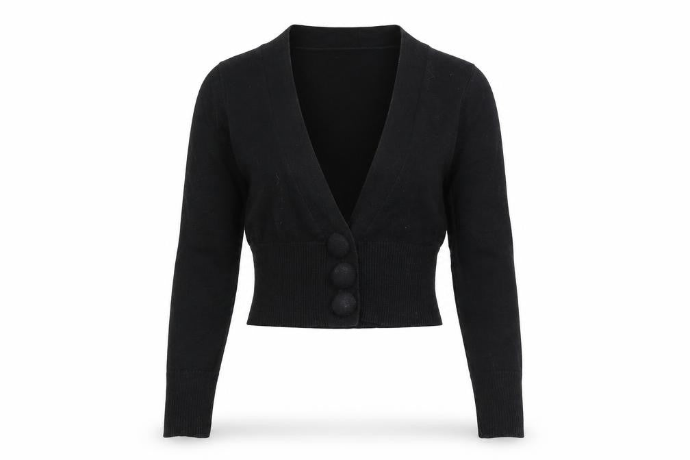 Bay Womens Black   Cardigan Jumper Size 6