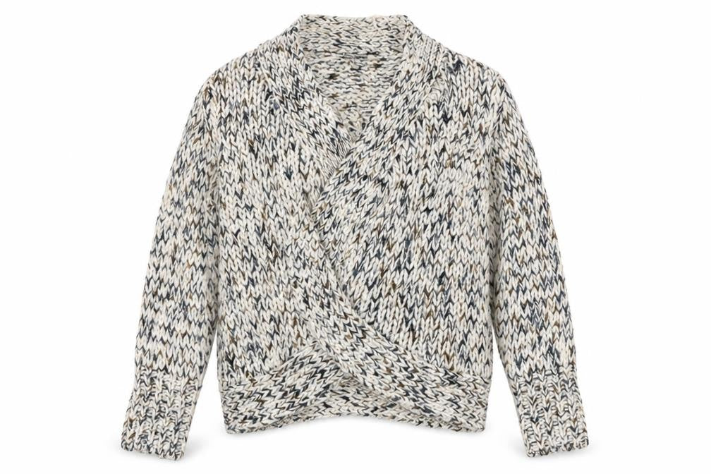 Nina Murati Womens White   Cardigan Jumper Size L