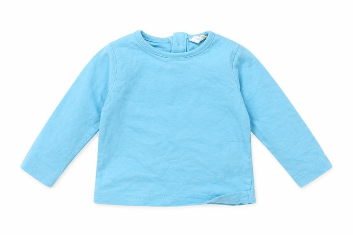John Lewis Boys Blue Basic T-Shirt Size 0-3 Months