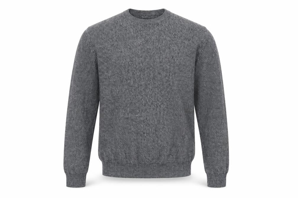 Front view of Debenhams men’s blue jumper, size S
