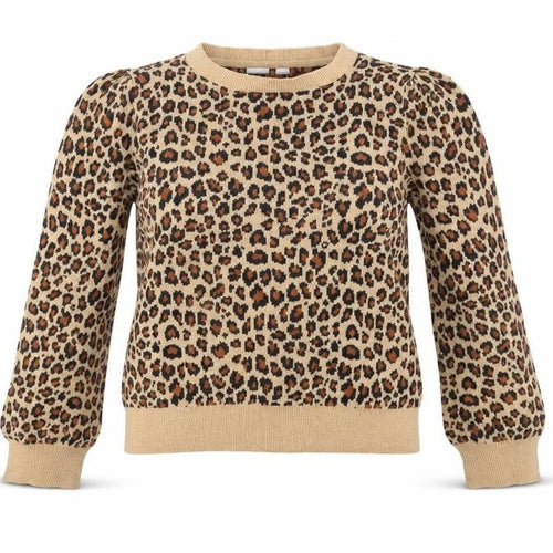 Gap Girls Brown Animal Print  Pullover Jumper Size XL