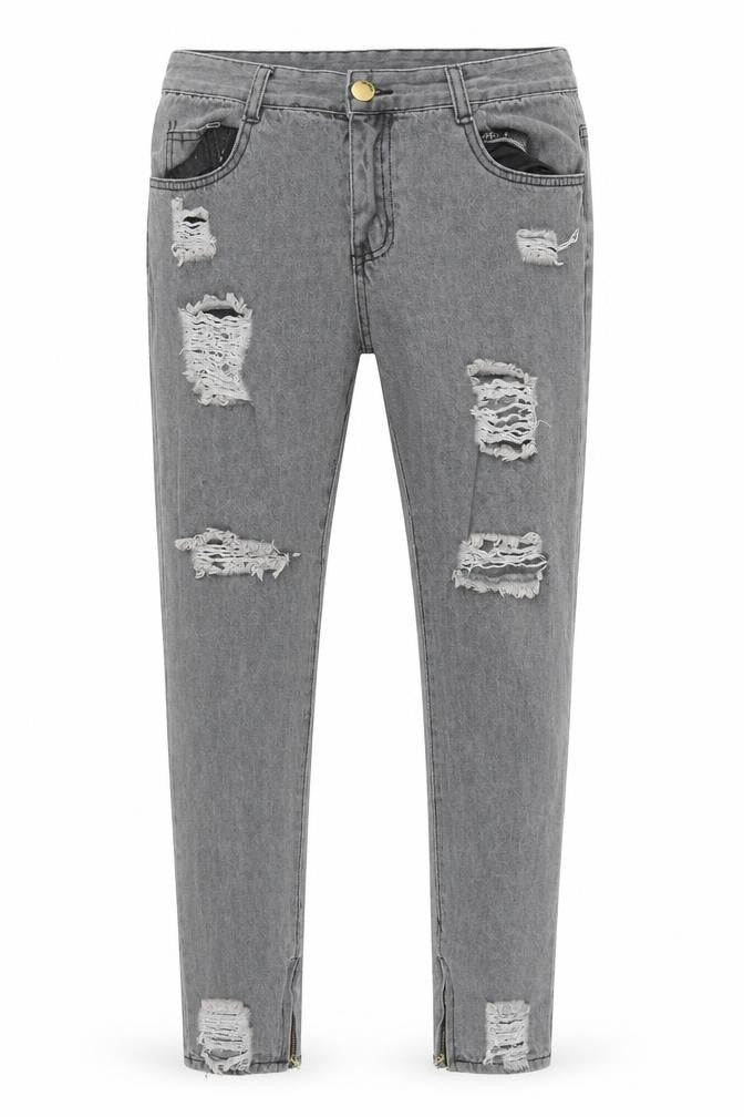 Preworn Mens Grey   Skinny Jeans Size M L28 in