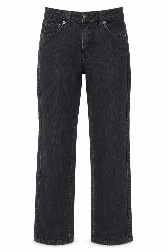 Flash Womens Black  Denim Straight Jeans Size 36 L31 in