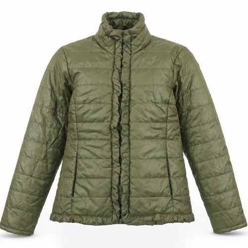 Preworn Girls Green   Rain Coat Coat Size 14 Years