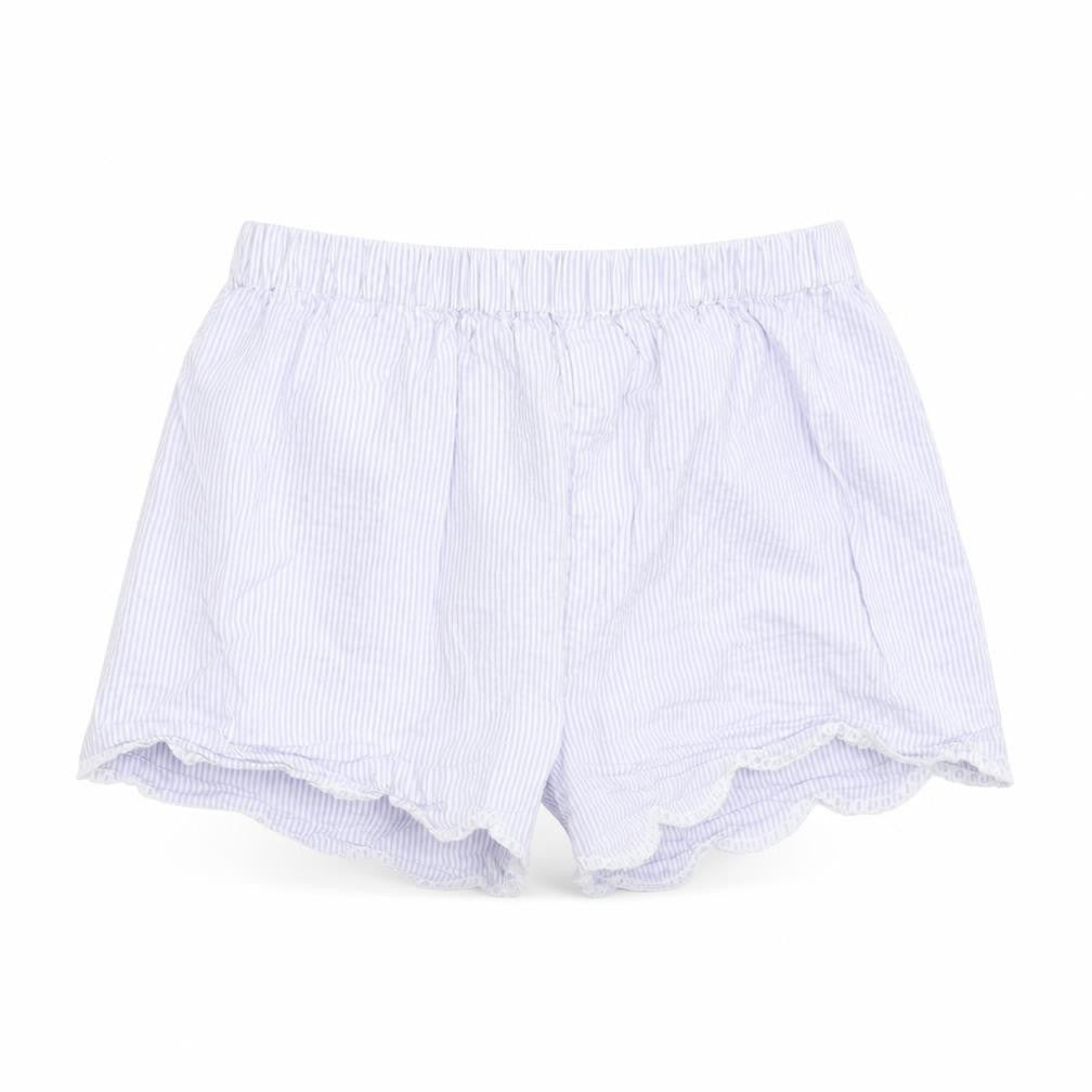 John Lewis Girls Blue Striped  Utility Shorts Size 10 Years