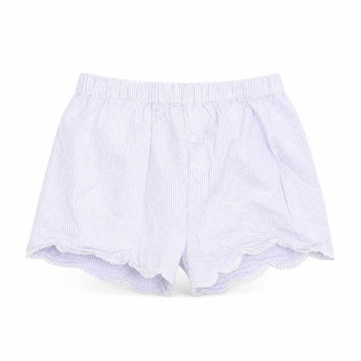 John Lewis Girls Blue Striped Utility Shorts Size 10 Years