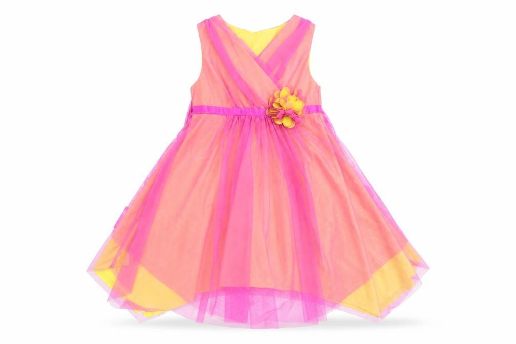 Front view of Cherokee girls’ multicoloured fit & flare, size S