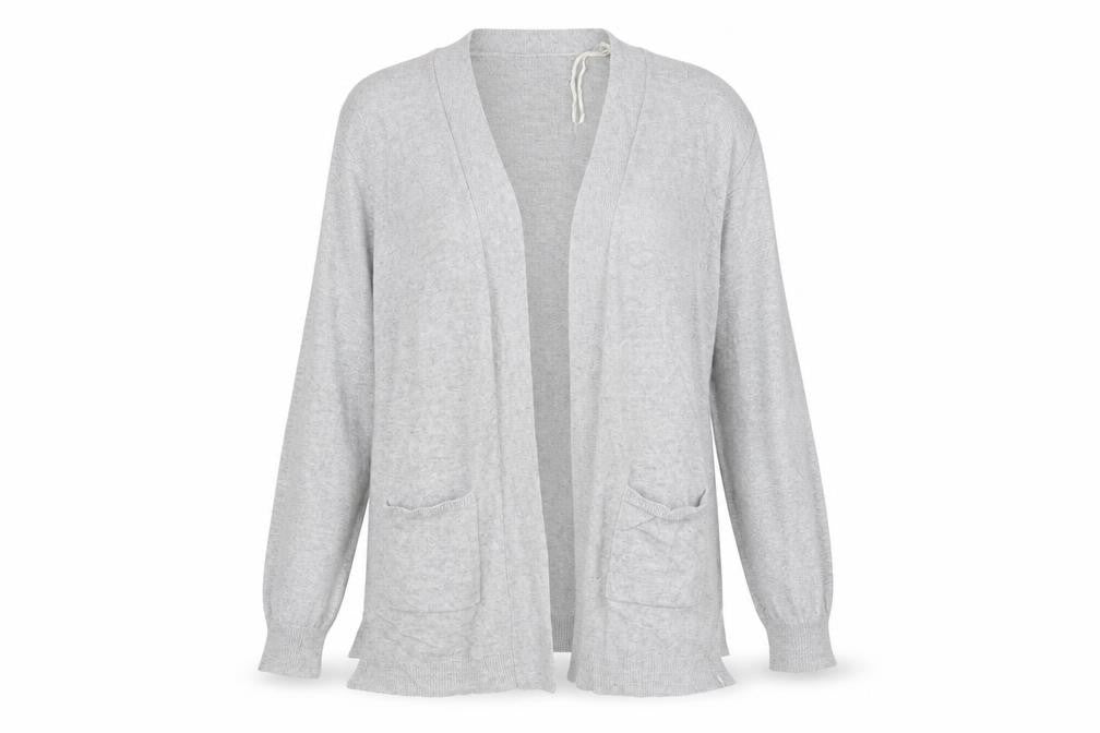 Marks and Spencer Womens Grey   Cardigan Jumper Size M  - Longline Cardigan