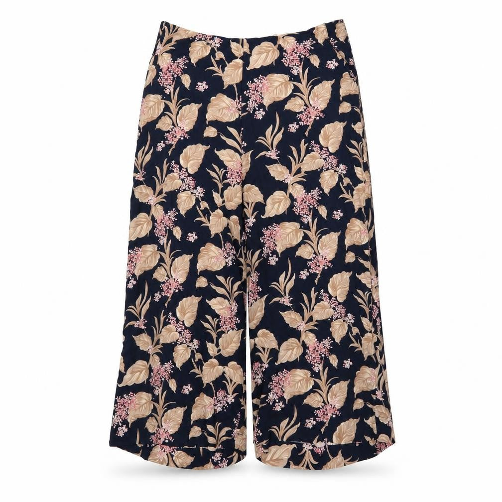 MNG Womens Multicoloured Floral  Bloomer Trousers Size L L24 in