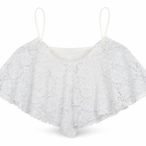 New Look Womens White Fair Isle  Cropped Tank Size 6