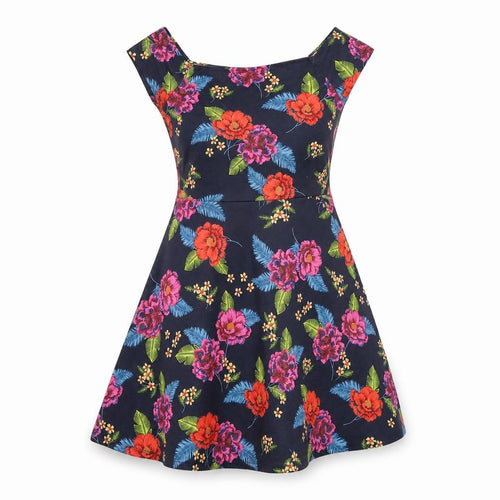 New Look Womens Blue Floral  Shift  Size 8
