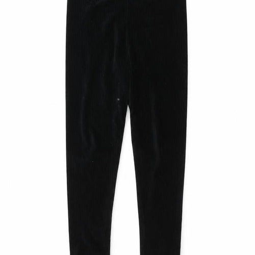 M&Co Girls Black   Sweatpants Trousers Size 11-12 Years