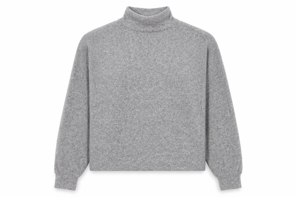 Front view of New Look women’s grey jumper, size M