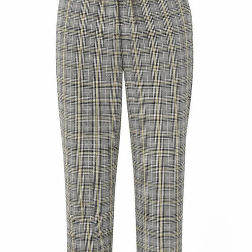 Cameo Rose Womens Beige Check  Dress Pants Trousers Size S L25 in