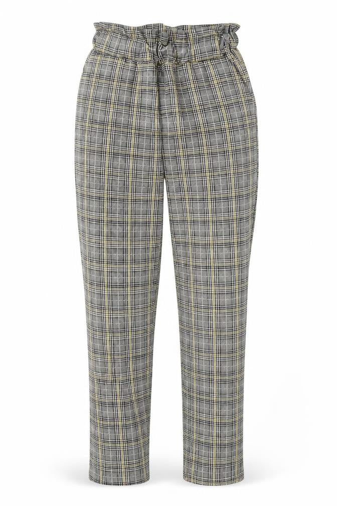 Cameo Rose Womens Beige Check  Dress Pants Trousers Size S L25 in
