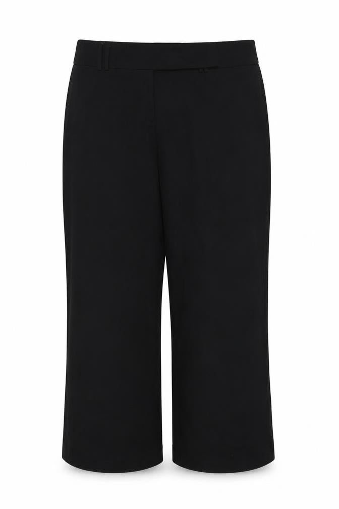 Front view of South women’s black trousers, size UK 20, 27-inch leg