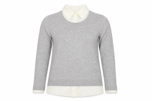 Front view of George women’s grey jumper, size UK 12